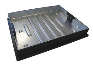  600 x 450 x 80 Recessed Manhole Cover & Frame Galvinised 10T GPW CD790R/80