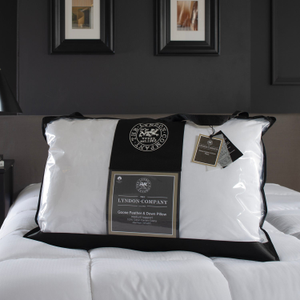 The Lyndon Company Luxe Goose Feather and Down Pillow - Medium Support