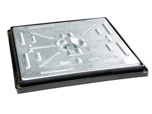 300 x 300 x 30mm Manhole Cover and Frame PC2BG
