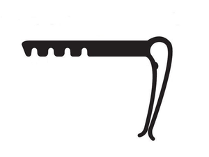 Hedgehog Gutter Brush Secure Clips Clear - Pack Of 20