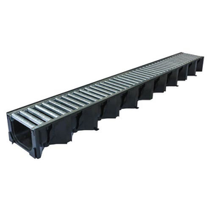 Hexdrain 1m Channel with Galvanised Grating