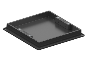 Recessed Polypropylene Sealed & Locking Square to Round Manhole 220-350mm Diameter T1G3P