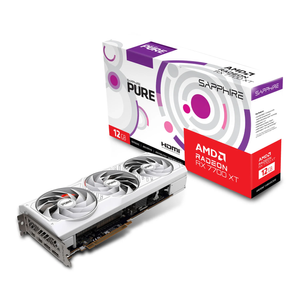 Sapphire AMD Radeon RX 7700 XT PURE 12GB White Graphics Card