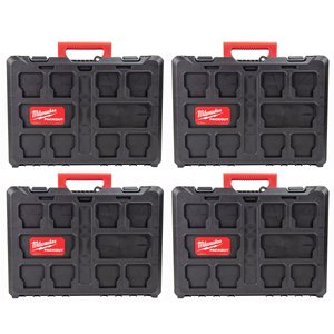 Milwaukee 4932464087 Packout 530mm Stackable Tool Box - Pack of 4