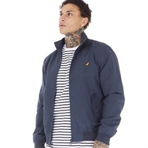 Brave Soul Mens Falcon Harrington Jacket Navy