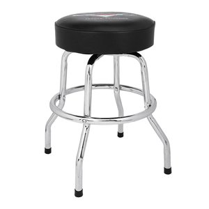 Fender Custom Shop Chevron Logo Barstool in Black - 24 Inch
