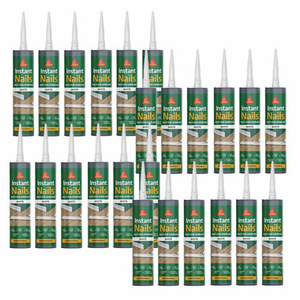 Sika® Instant Nails High Strength Multi-Purpose Adhesive 290ml, White (Pack of 24)