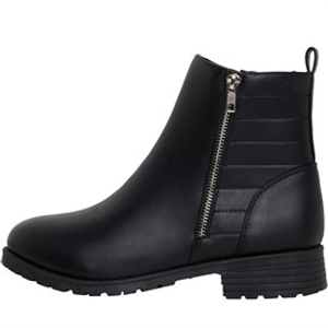 Fluid Womens Zip Chelsea Boots Black