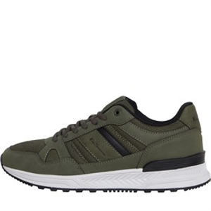 Ben Sherman Mens Fowler Trainers Khaki/Black