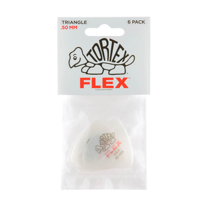 Dunlop Tortex Flex Triangle Guitar Pick 6-Pack (0.50mm)