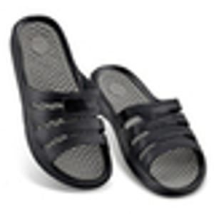 Massaging Comfort Waterproof Slides-Grey (44)