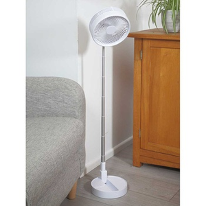 Easylife Rechargeable 2-in-1 Floor Fan & Table Fan in Brown, Size Medium