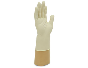 Latex gloves powder free natural, small (100)