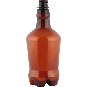 32 oz. Amber PET Plastic Growler Bottle 28mm PCO-1810