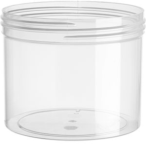 32 oz. Clarified Natural PP Plastic Jar Straight Sided 120mm 120-400