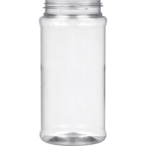 16 oz. Clear PET Plastic Spice Jar 63mm 63-485