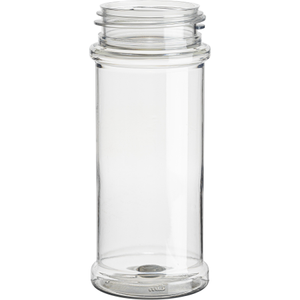 5.5 oz. Clear PET Plastic Spice Jar 48mm 48-485