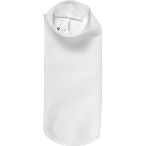 Size #2 100 Micron - Polyester Felt Liquid Filter Bag Galvanized Steel Ring Handle (PES100P2SH)