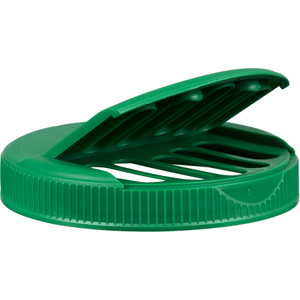110mm 110-400 Green Slotted Flapper Cap 5 Slots Unlined