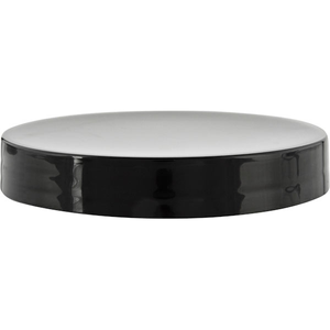 89mm 89-400 Black Smooth Plastic Cap Unlined