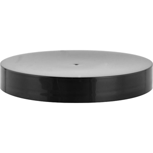 70mm 70-400 Black Smooth Plastic Cap Unlined