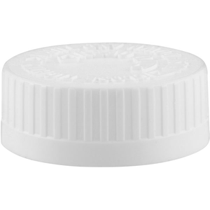 38mm 38-400 White Child Resistant Cap Argus-Loc (PDT) w/F-419M Liner