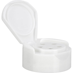 43mm 43-485 White FlapMate® Cap 5 Holes Pressure Sensitive Liner