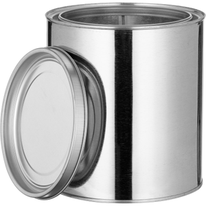 1/2 Gallon Metal Paint Can with Lid Unlined