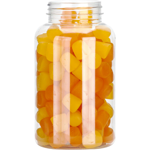 16 oz. (500 cc) Clear PET Plastic Packer Bottle 53mm 53-400