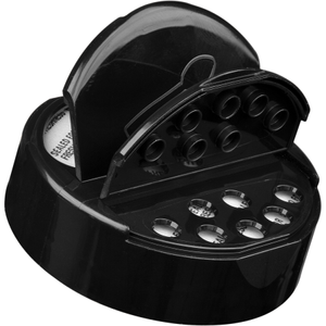 63mm 63-485 Black Dual Flapper Cap 7 Holes Pressure Sensitive Liner