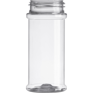 8.4 oz. Clear PET Plastic Spice Jar 53mm 53-485