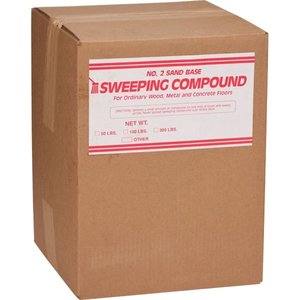 Sweeping Compound Oil-Based/Sand (Grit) Red (100 lb. Box)