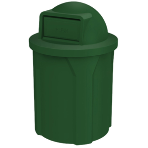 42 Gallon Green Trash Receptacle Dome Top Lid