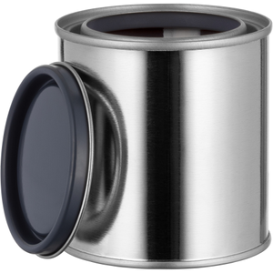 1/2 Pint Metal Paint Can with Lid Gray Epoxy Phenolic Lined