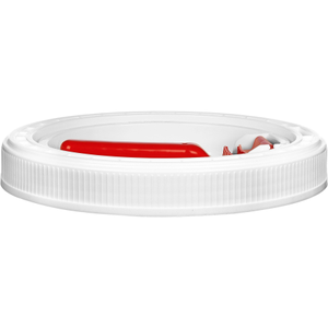 5 Gallon White Threaded Plastic Pail Lid Life Latch UN Rated