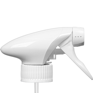 All Plastic White Trigger Sprayer 10" Dip Tube 28mm 28-400