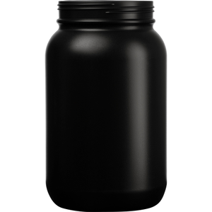 1 Gallon Black HDPE Plastic Wide Mouth Jar 120mm 120-400 120 Grams