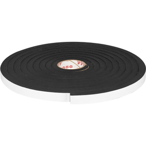 1" x 25' Adhesive Foam Tape EPDM/Neoprene/SBR Closed Cell 3/4" Thick