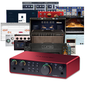 Focusrite Scarlett 2i2 (G4) USB Audio Interface + Free Software Bundle