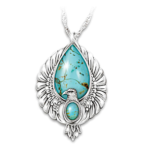 On Eagle's Wings Pendant Necklace