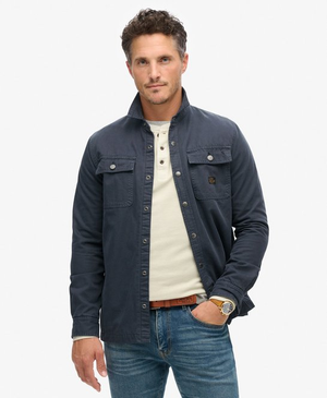 Canvas Workwear overshirt van biologisch katoen
