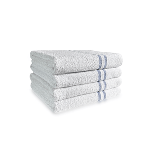 450 GSM Blue Header Bar Leisure Hand Towels