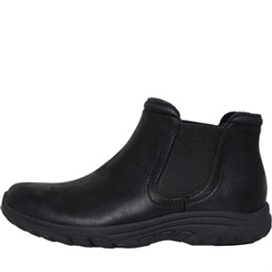 SKECHERS Womens Reggae Fest 2.0 New Yorker Chelsea Boots Black
