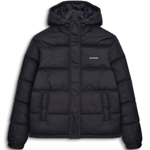Lambretta Mens Hooded Puffer Padded Raglan Jacket - 2XL / Black