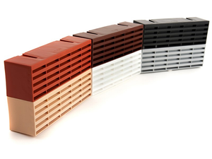 Plastic Air Brick 9X3 White 