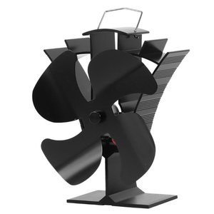 Heat Powered 4 Blade Wood Stove Fan