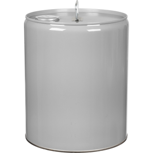 5 Gallon Gray Tight Head Steel Pail Rieke Opening Epoxy Phenolic Lining UN Rated