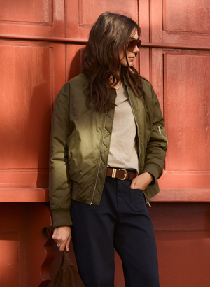 Tegan Bomber Jacket - UK 14 | EU 40 | US 10 / Khaki