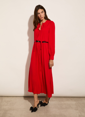 Ania Dress - 12 (UK Size 12) / Crimson Red