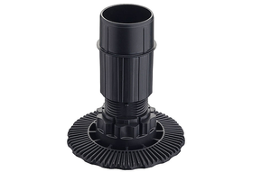 Hafele Axilo 125 mm Plinth Foot and Shaft Section Adj. 115-145 mm Standard finish